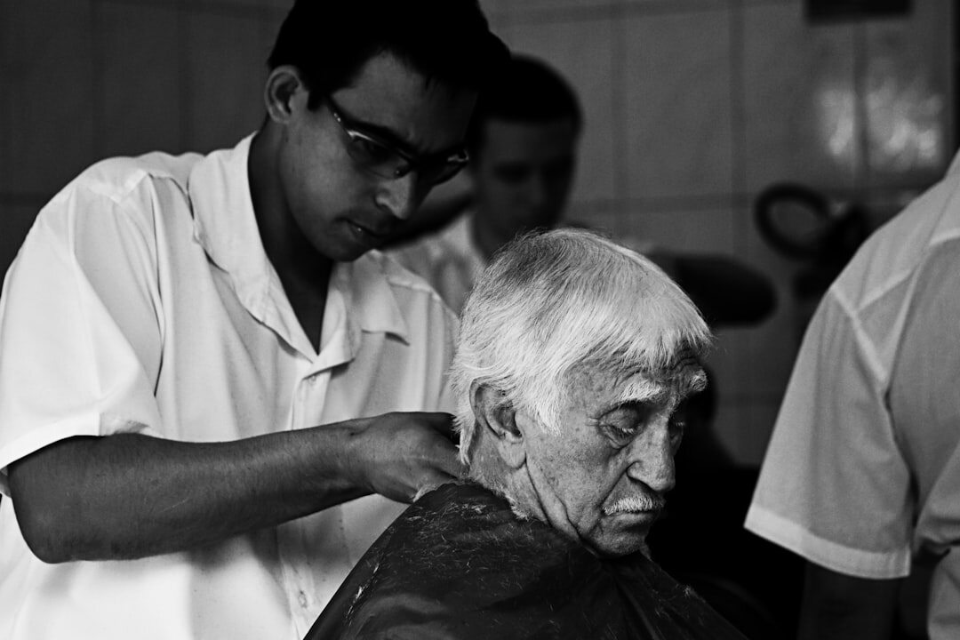 doctor checking senior patient