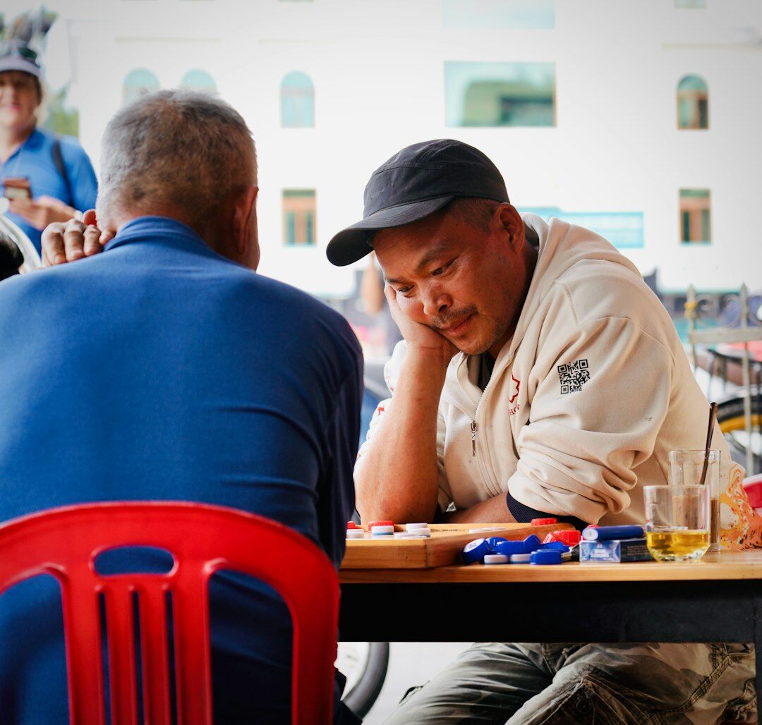 Slovak senior man volunteer coordinator portrait